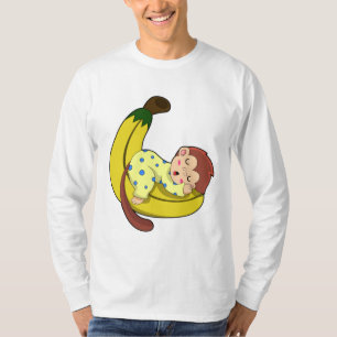 Affen schlafen in Pajamas T-Shirt