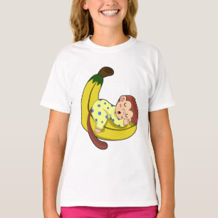 Affen schlafen in Pajamas T-Shirt