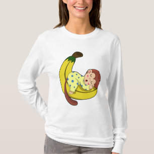 Affen schlafen in Pajamas T-Shirt
