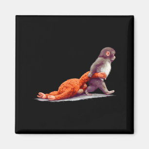 Affen Schlag Baby Grafik kleiner Schlag große Lieb Magnet