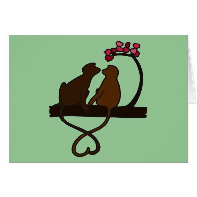 Affen-Smooke-Karte (Vorderseite (Horizontal))