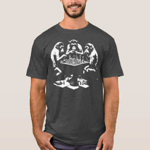 Affen spielen Schach 1 T-Shirt
