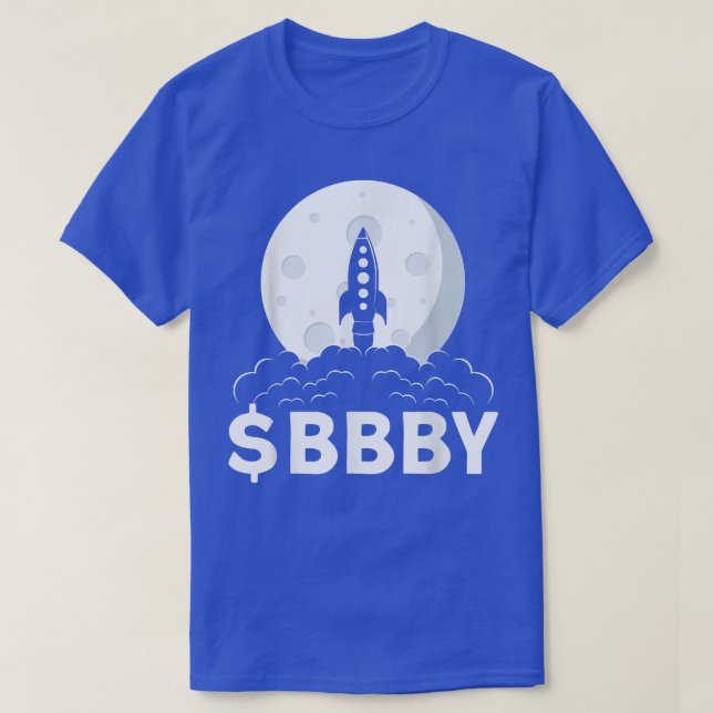 Affen stark I WSB Rocket I Stonk Trading I BBBY to T-Shirt (Design vorne)