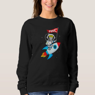 Affen zum Mond Amc Kurz Squeeze Sweatshirt