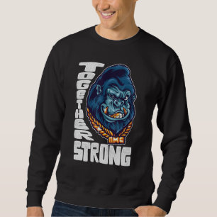 Affen zusammen Strong Meme Stock Kurz Squeeze Sweatshirt