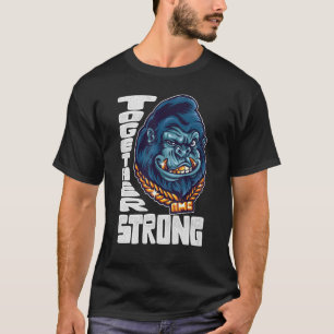 Affen zusammen Strong Meme Stock Kurz Squeeze T-Shirt