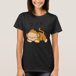 Affenaffe Pajama Niedlicher Affe T-Shirt