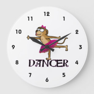Affenballett Große Wanduhr