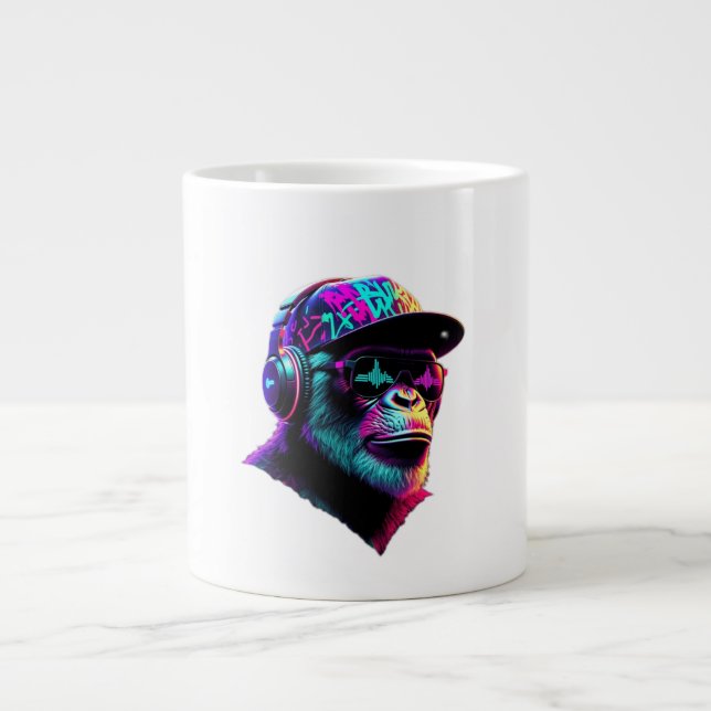 Affenbecher Jumbo-Tasse (Vorderseite)