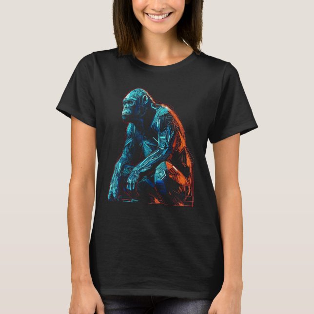 Affenbilder - Tiergarten Gorilla T-Shirt (Vorderseite)