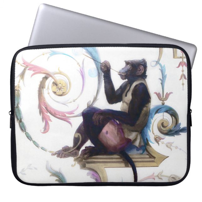 Affenblasen Laptopschutzhülle (Vorderseite)