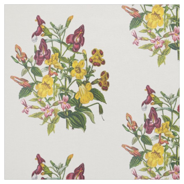 Affenblumen Stoff (Muster)
