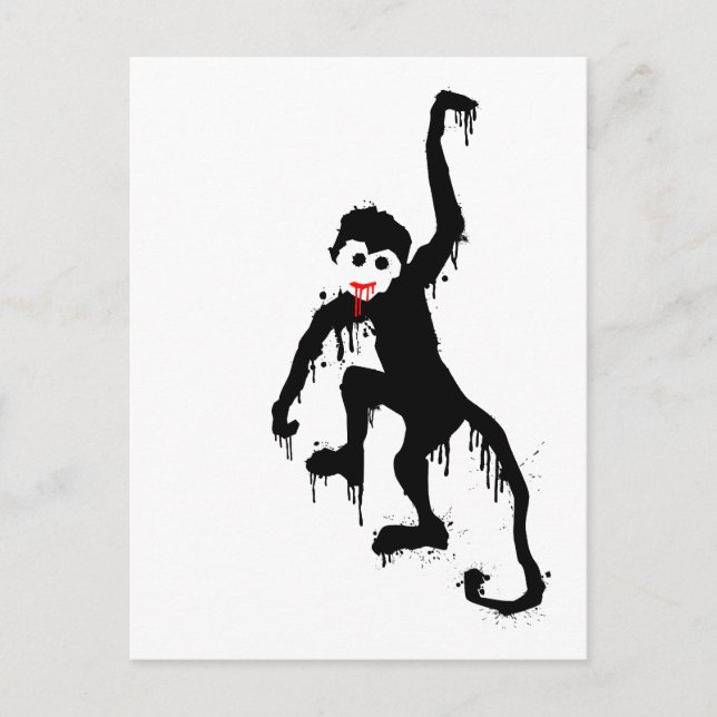 Affendripz Postkarte (Vorderseite)