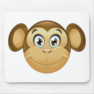 Affenemoji Mousepad