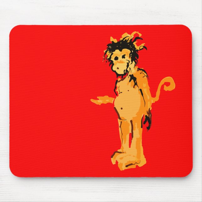 Affenfarbe Mousepad (Vorne)