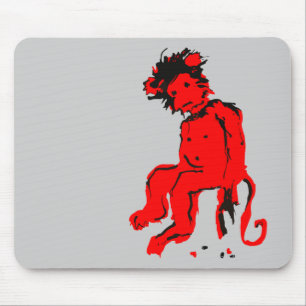 Affenfarbe Mousepad