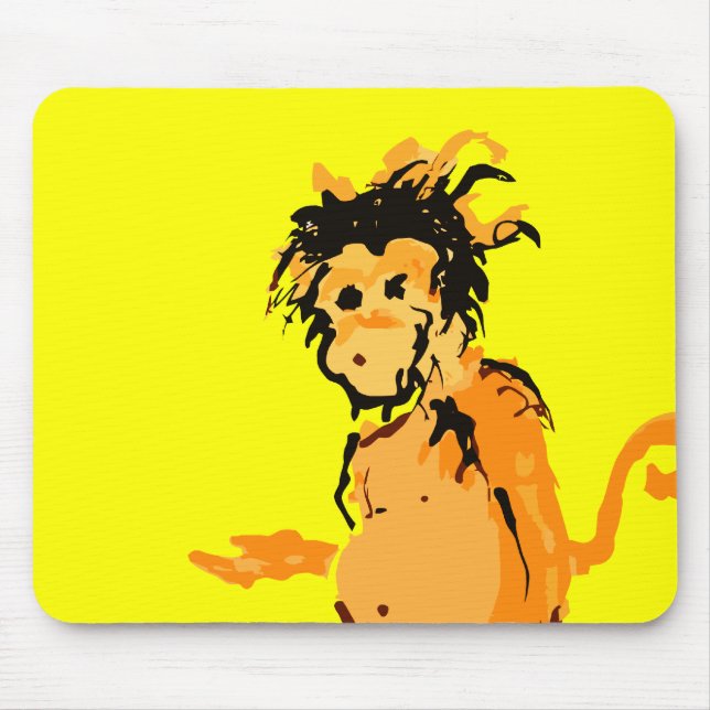 Affenfarbe Mousepad (Vorne)