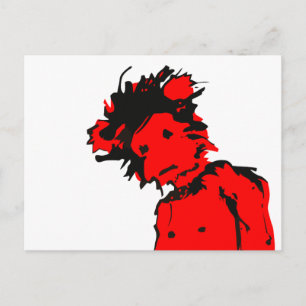 Affenfarbe Postkarte