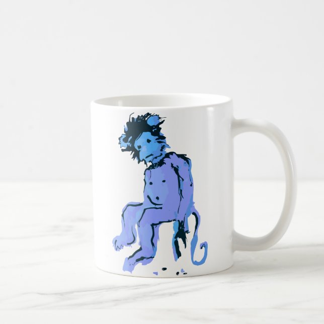 Affenfarbe Tasse (Rechts)
