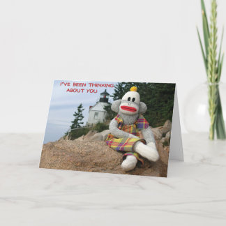 Affenfreundschaft denken karte