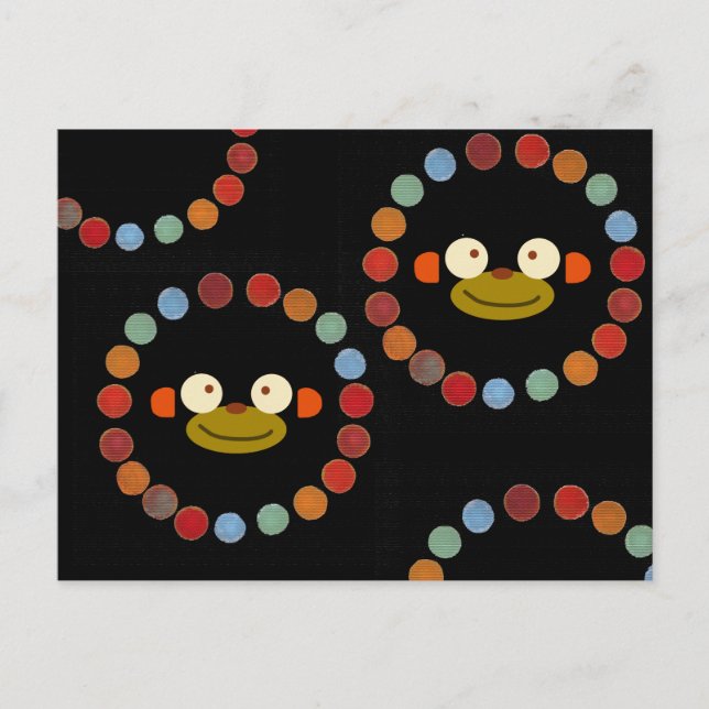 Affengesicht! Postkarte (Vorderseite)