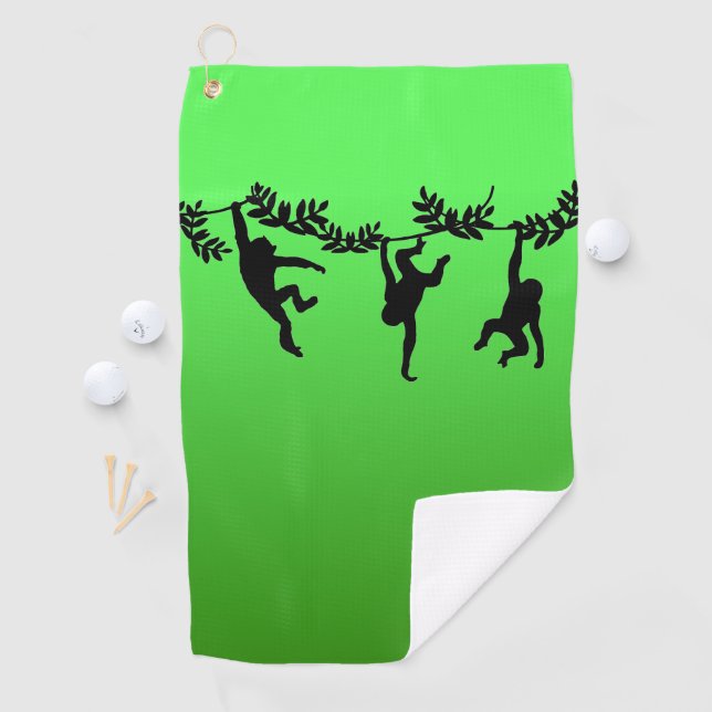 Affenhorde Golfhandtuch (Insitu)