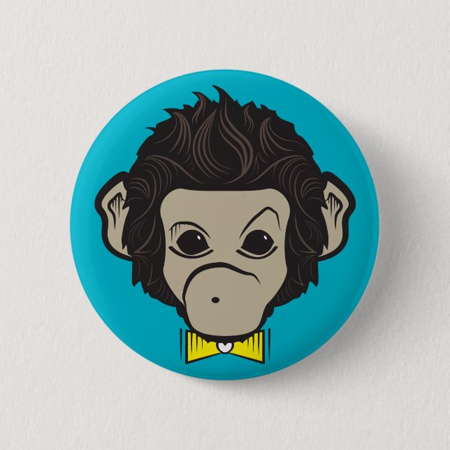 Affenidentitica Button (Vorderseite)