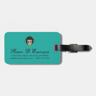 Affenidentitica Gepäckanhänger