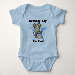 Affenjunge 2. Geburtstagshygiene Baby Strampler