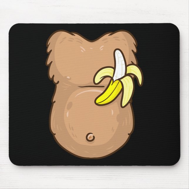 Affenkostüm für Kinder MONKEY Halloween-Kostüm Mousepad (Vorne)