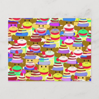 Affenpapier. Postkarte