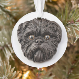Affenpinscher 3D Inspiriert Ornament