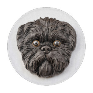 Affenpinscher 3D Inspiriert Schneidebrett
