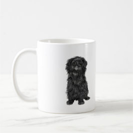 Affenpinscher (A) - schwarz Kaffeetasse