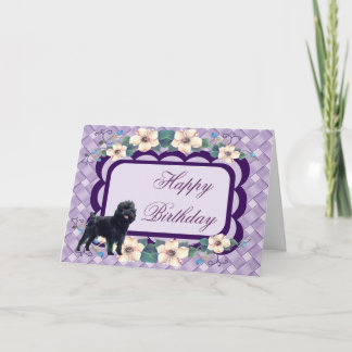 Affenpinscher-alles- Gute zum Geburtstagkarte Karte