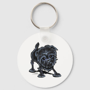 Affenpinscher am Spiel Schlüsselanhänger