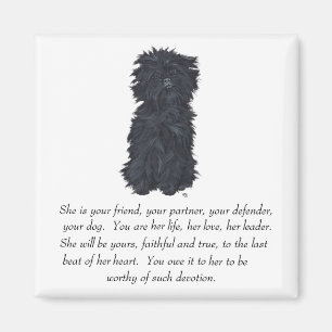 Affenpinscher Andenken Magnet