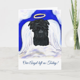 Affenpinscher ANGEL Karte