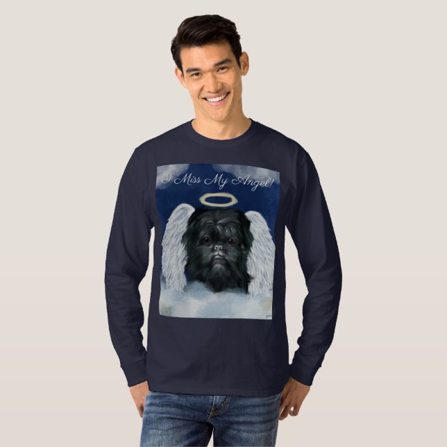 Affenpinscher Angel T-Shirt (Vorne ganz)