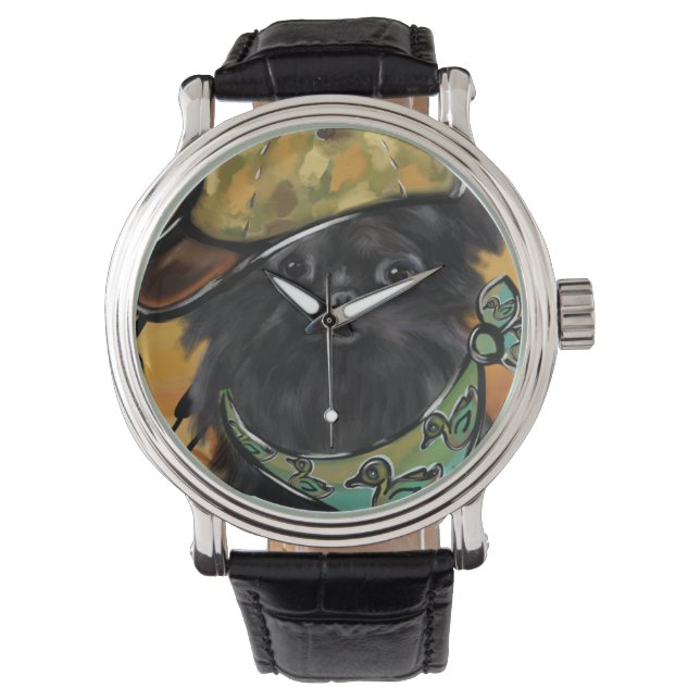 AFFENPINSCHER ARMBANDUHR (Vorderseite)