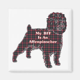 AFFENPINSCHER BESTE FREUNDIN Geschenke Magnet