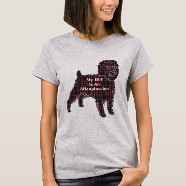 Affenpinscher BESTE FREUNDIN T - Shirt (Vorderseite)