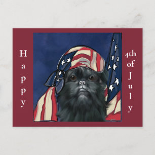 Affenpinscher Canvas Print Postkarte