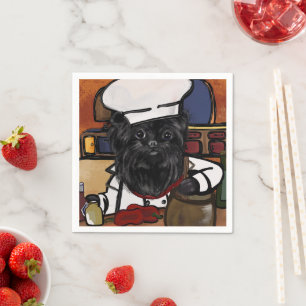 Affenpinscher Chef Serviette