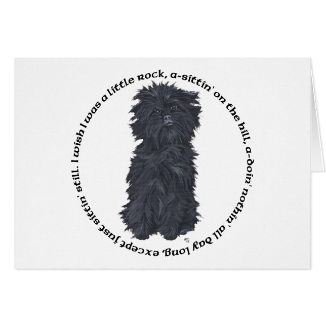 Affenpinscher Ditty (Vorderseite (Horizontal))