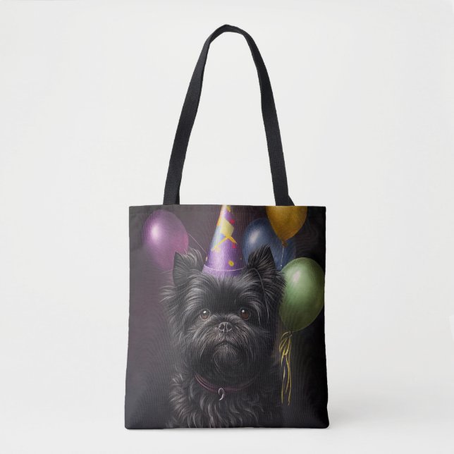 Affenpinscher Dog Birthday Balloons (Vorderseite)