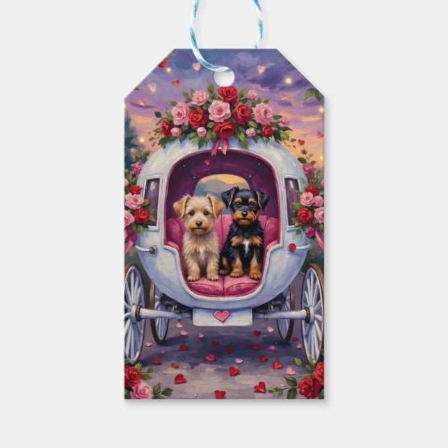 Affenpinscher Dog Valentine's Day Geschenkanhänger (Vorderseite)