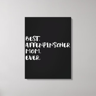 Affenpinscher | Gefahrbare Wohngestaltung Geschenk Leinwanddruck