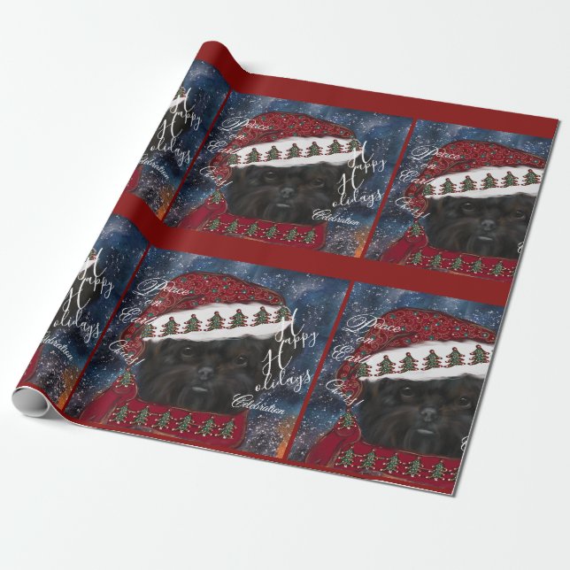 Affenpinscher Geschenkpapier (Ungerollt)