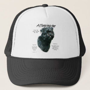 Affenpinscher Geschichtsdesign Truckerkappe